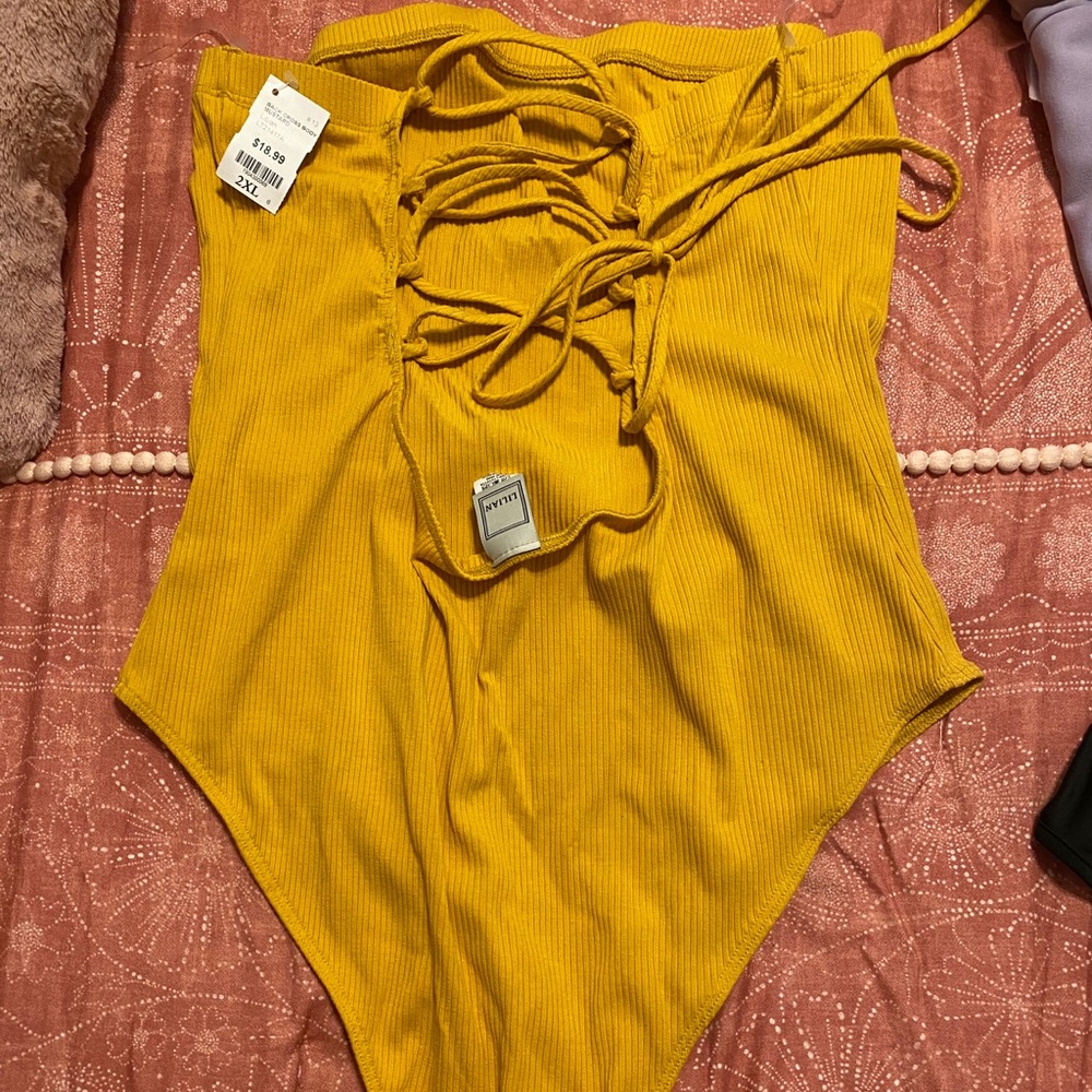 Back cross bodysuit